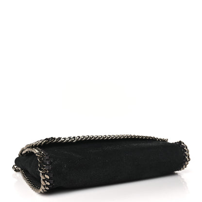 Stella McCartney Shaggy Deer Falabella Fold Over Clutch Black 4 of 9