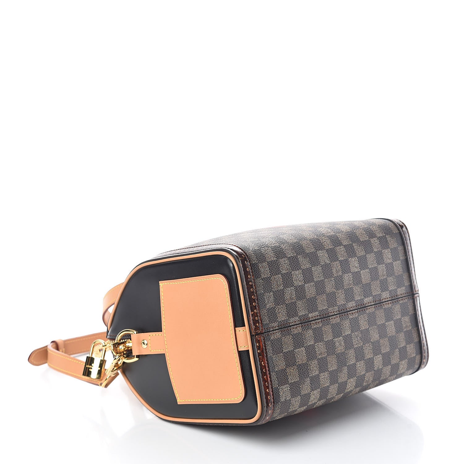 Louis Vuitton Transformed Damier Ebene Time Trunk Speedy Bandouliere 25 Black 4 of 9