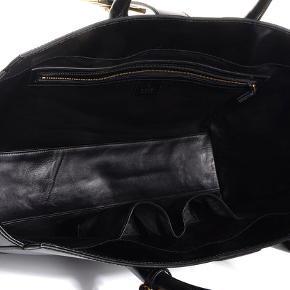 Gucci Calfskin Large Lady Buckle Top Handle Bag Black 5 of 7
