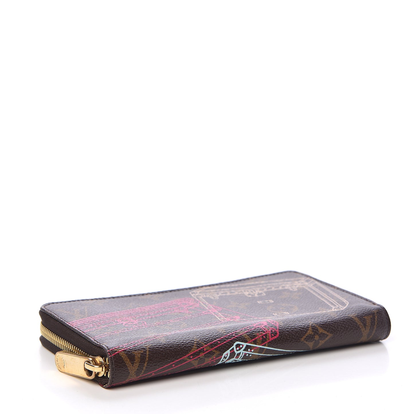 Monogram 2014 Christmas Animation Zippy Wallet