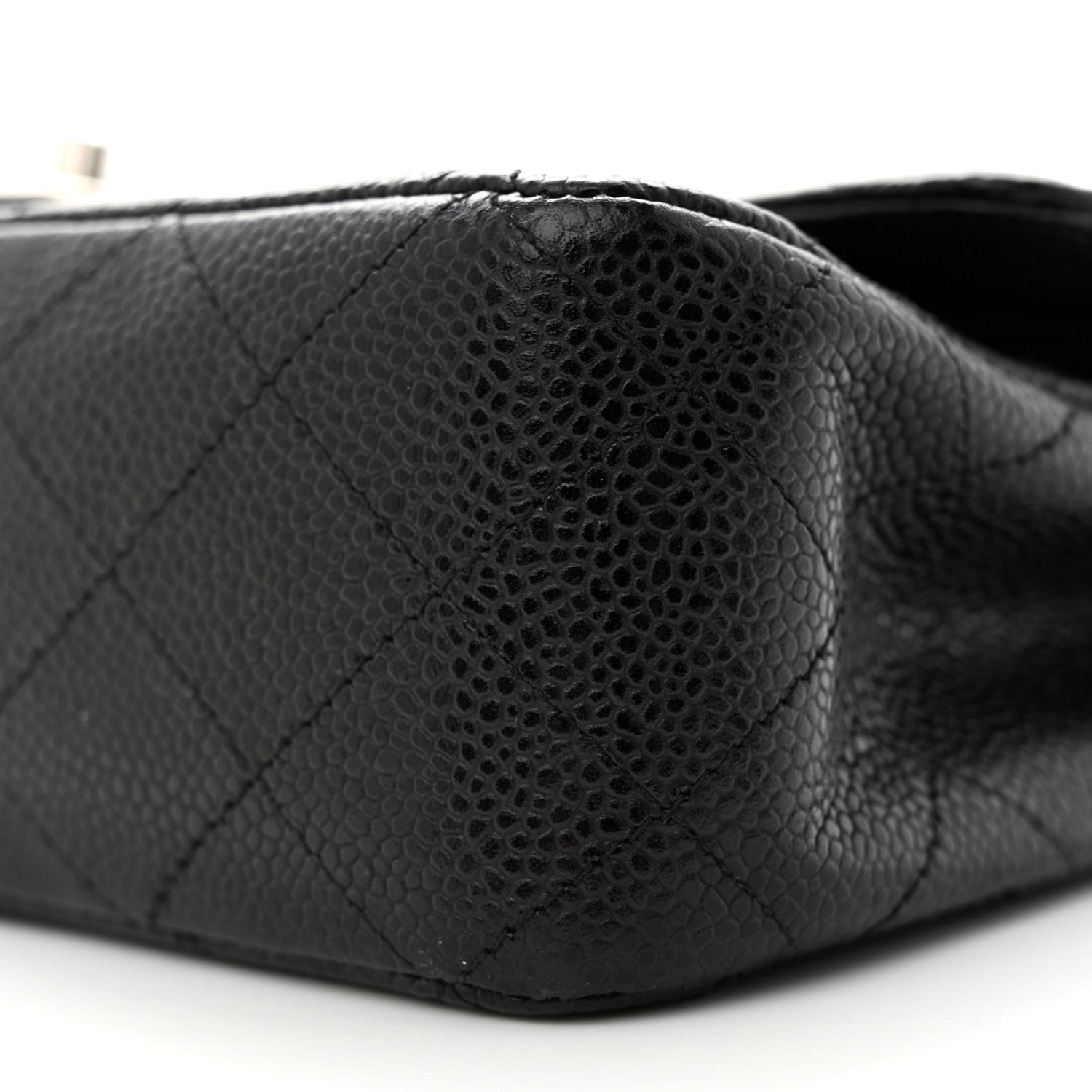 Chanel Caviar Quilted Medium Double Flap Black 10 of 15