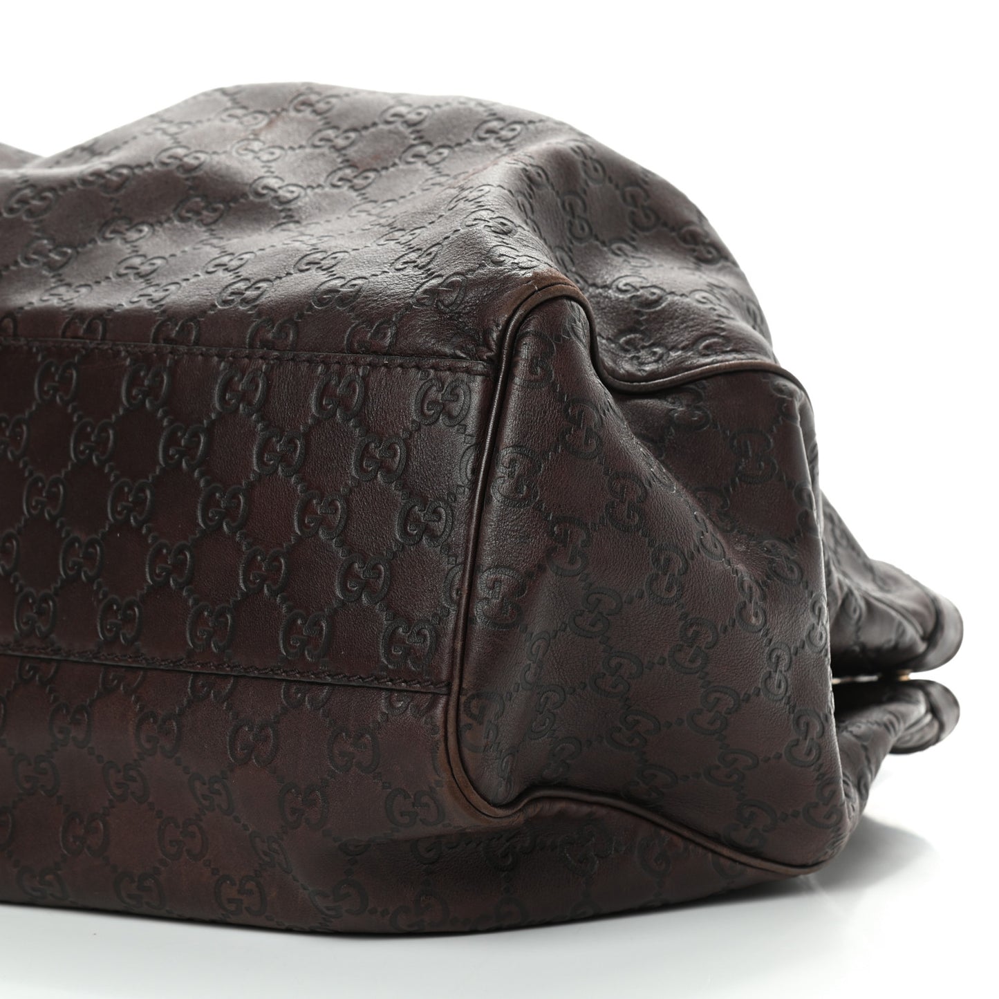 Guccissima Signature Large Sukey Tote Chocolate