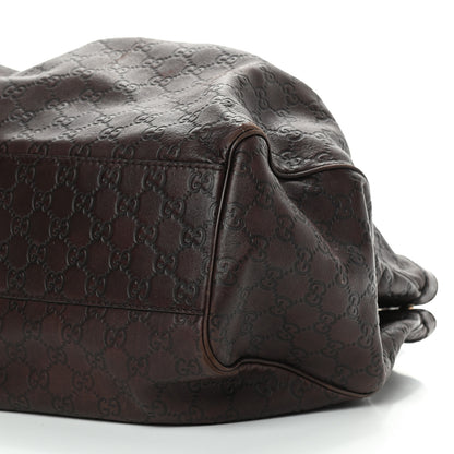 Gucci Guccissima Signature Large Sukey Tote Chocolate 8 of 11