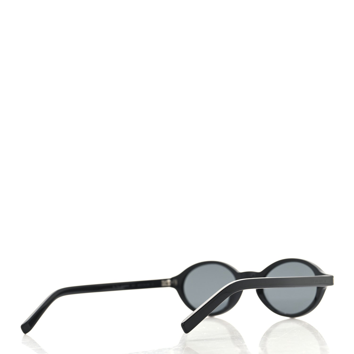 Saint Laurent Acetate Oval Jeanne Sunglasses SL751 Black 4 of 7