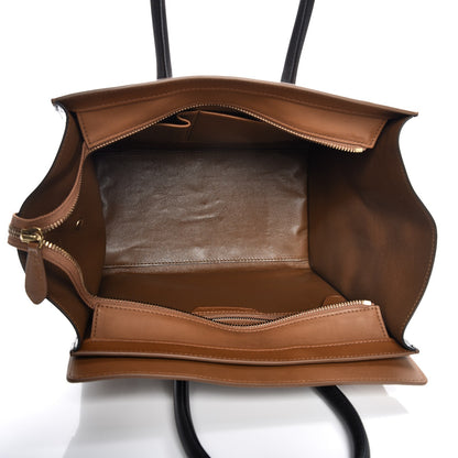 Celine Smooth Calfskin Mini Tri-Color Luggage Brown 6 of 13