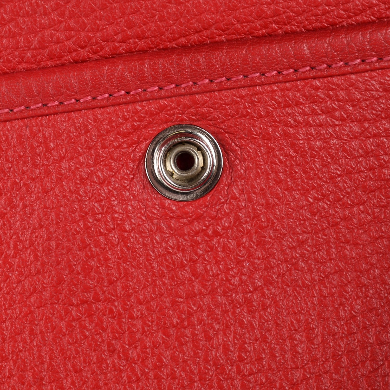Hermes Taurillon Clemence Evelyne III PM Rouge Casaque 4 of 13