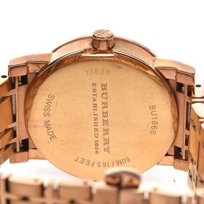 Burberry Stainless Steel 28mm Quartz Watch Rose BU1866 5 of 11