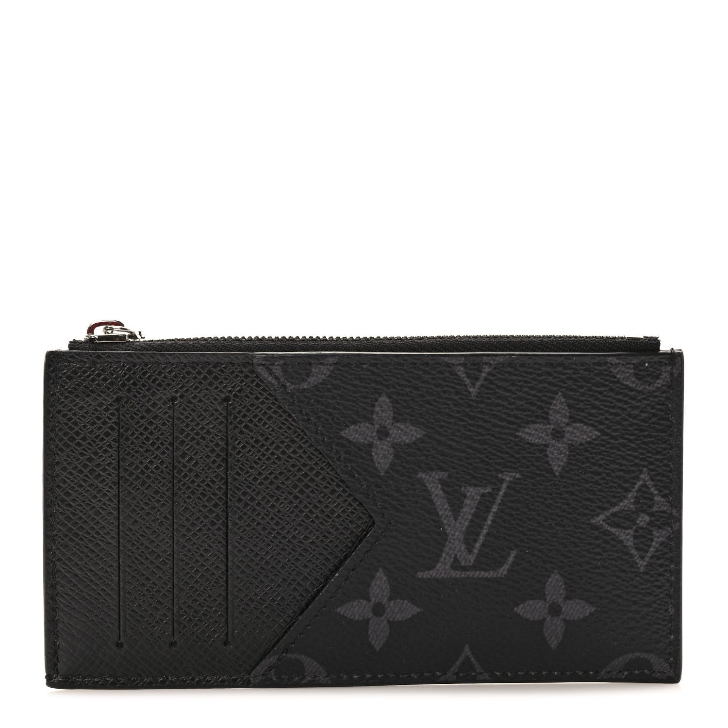 Louis Vuitton Taigarama Coin Card Holder Black 1 of 6
