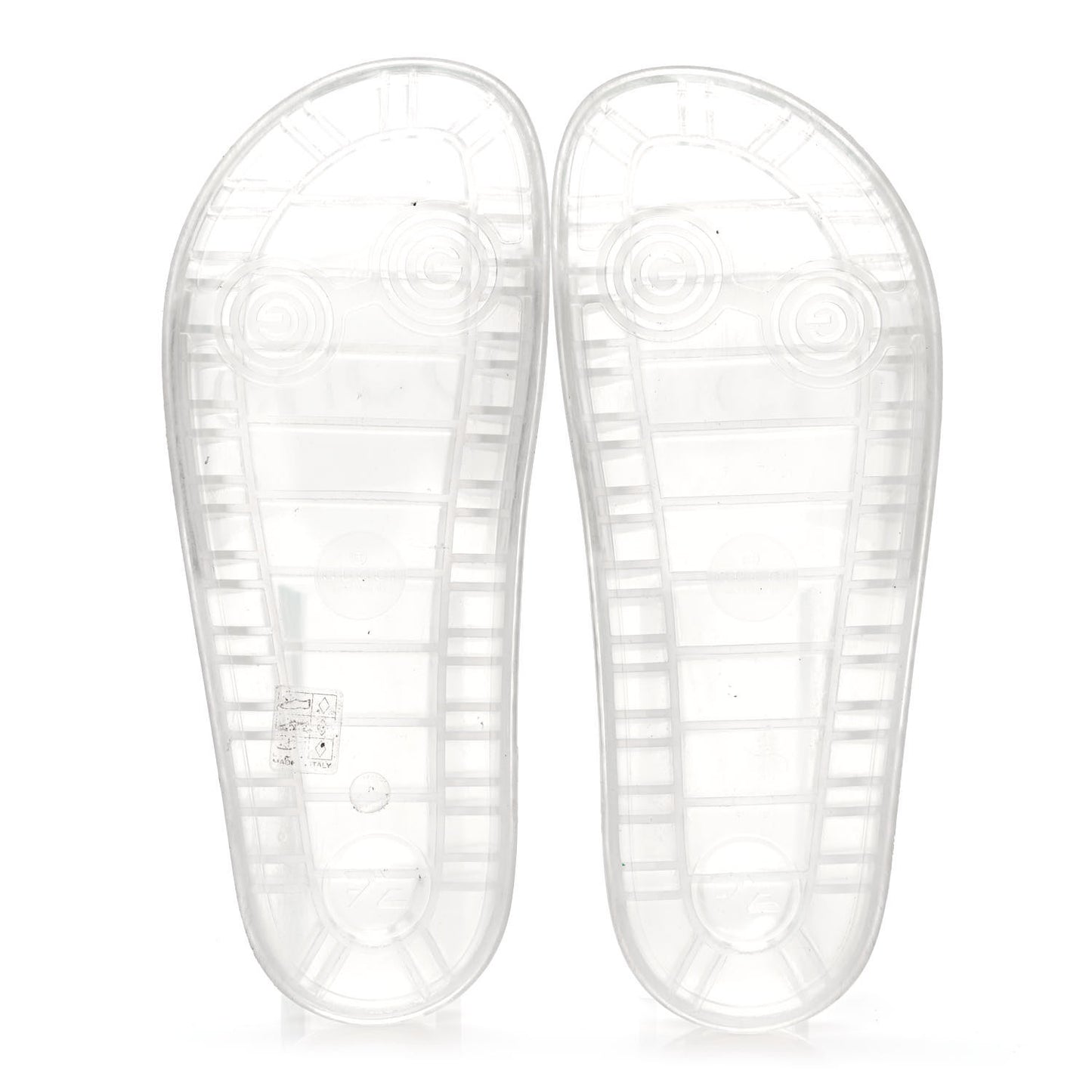 Rubber Mens Pursuit Slide Sandals 9 Transparent