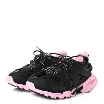 Balenciaga Mesh Nylon Bi-Color Womens Track Sneakers 36 Black Pink 3 of 7