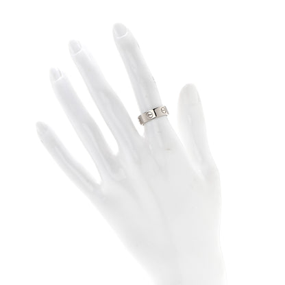 Cartier 18K White Gold 5.5mm LOVE Ring 49 5 2 of 5