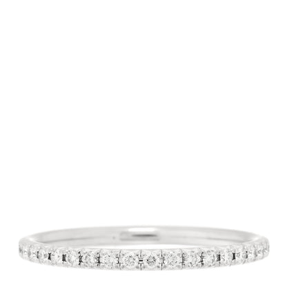 Tiffany 18K White Gold Diamond Metro Band Ring 47 4 4 of 4