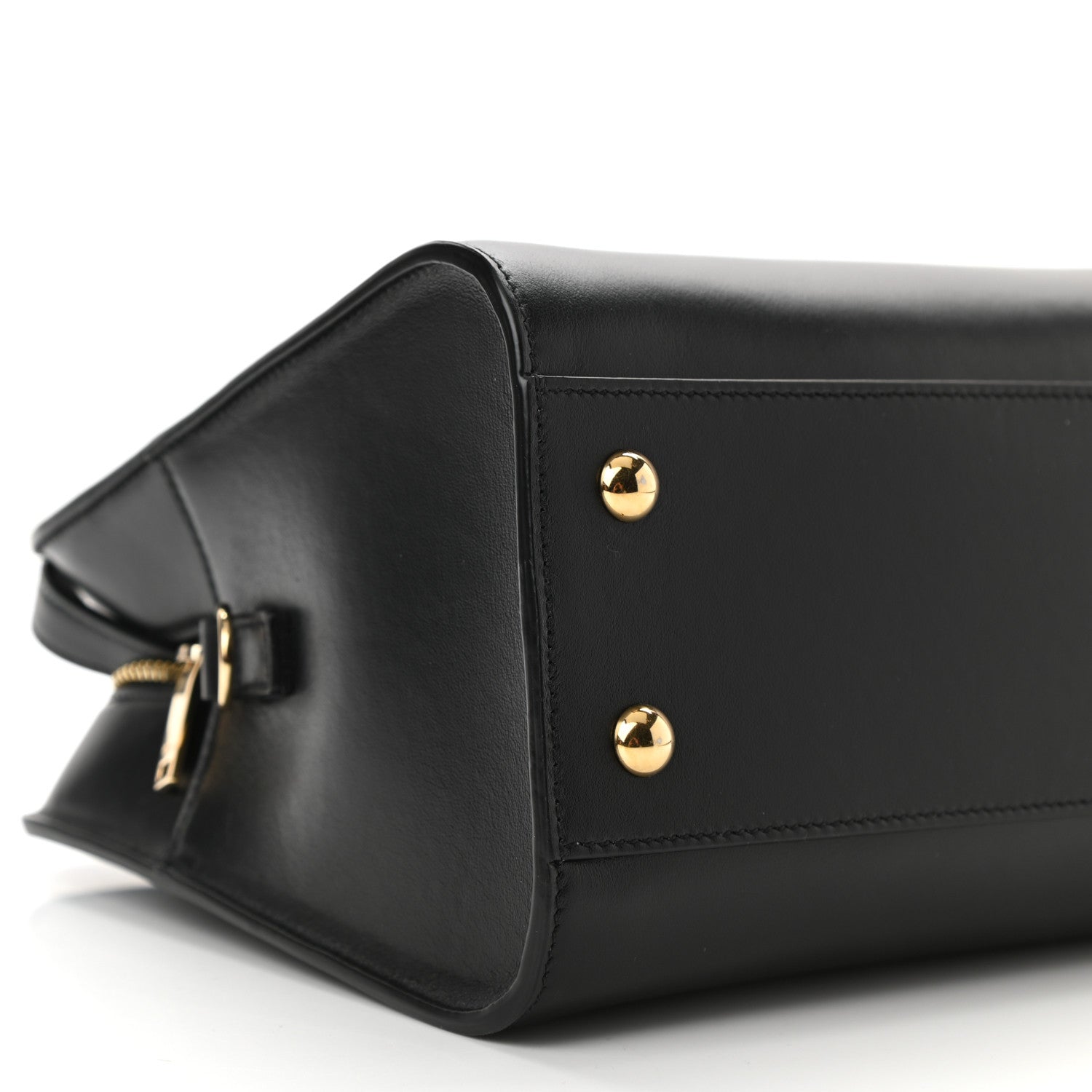 Saint Laurent Calfskin Monogram Baby Cabas Black 9 of 10