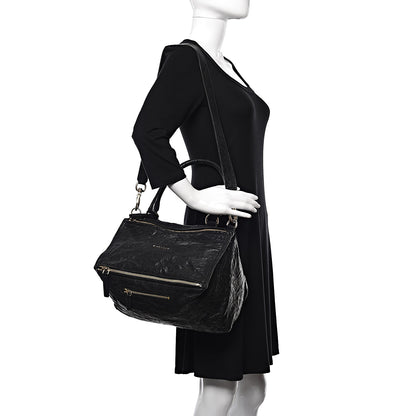 Givenchy Tumbled Sheepskin Medium Pandora Bag Black 2 of 10