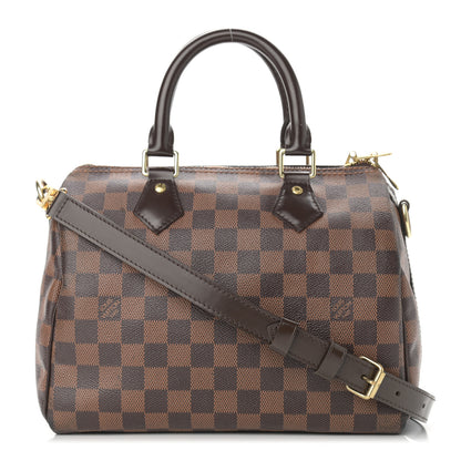 Louis Vuitton Damier Ebene Speedy Bandouliere 25 1 of 15