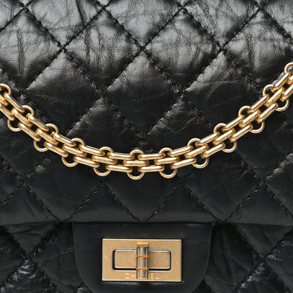Chanel Aged Calfskin Quilted 2.55 Reissue 225 Flap Black 8 of 11