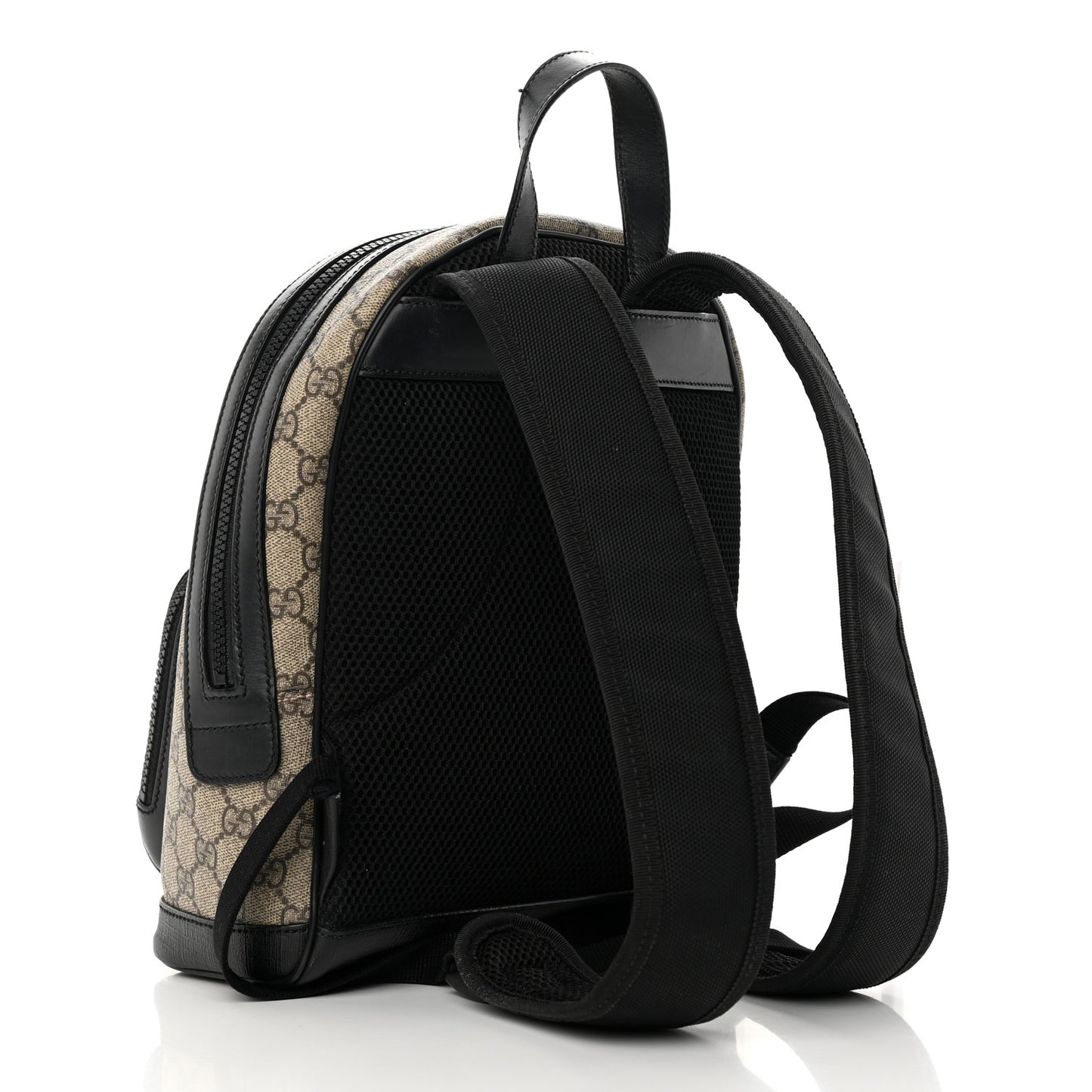 GG Supreme Monogram Small Eden Day Backpack Black