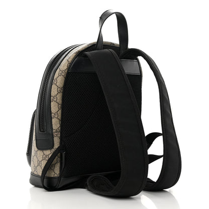 Gucci GG Supreme Monogram Small Eden Day Backpack Black 3 of 17