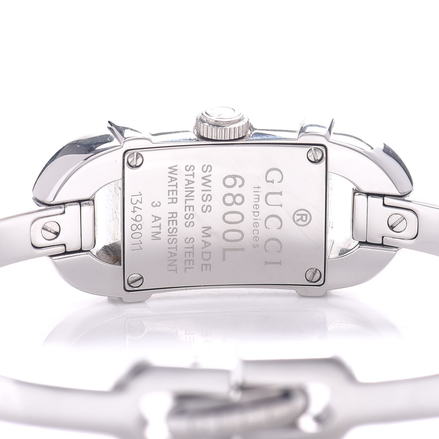 Gucci Stainless Steel 16mm 6800L Quartz Watch Brown 4 of 5