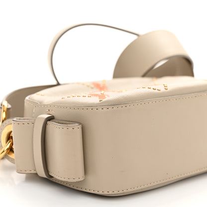 Chloe Smooth Calfskin Little Horses Embroidered Shoulder Bag Pastel Grey 9 of 13