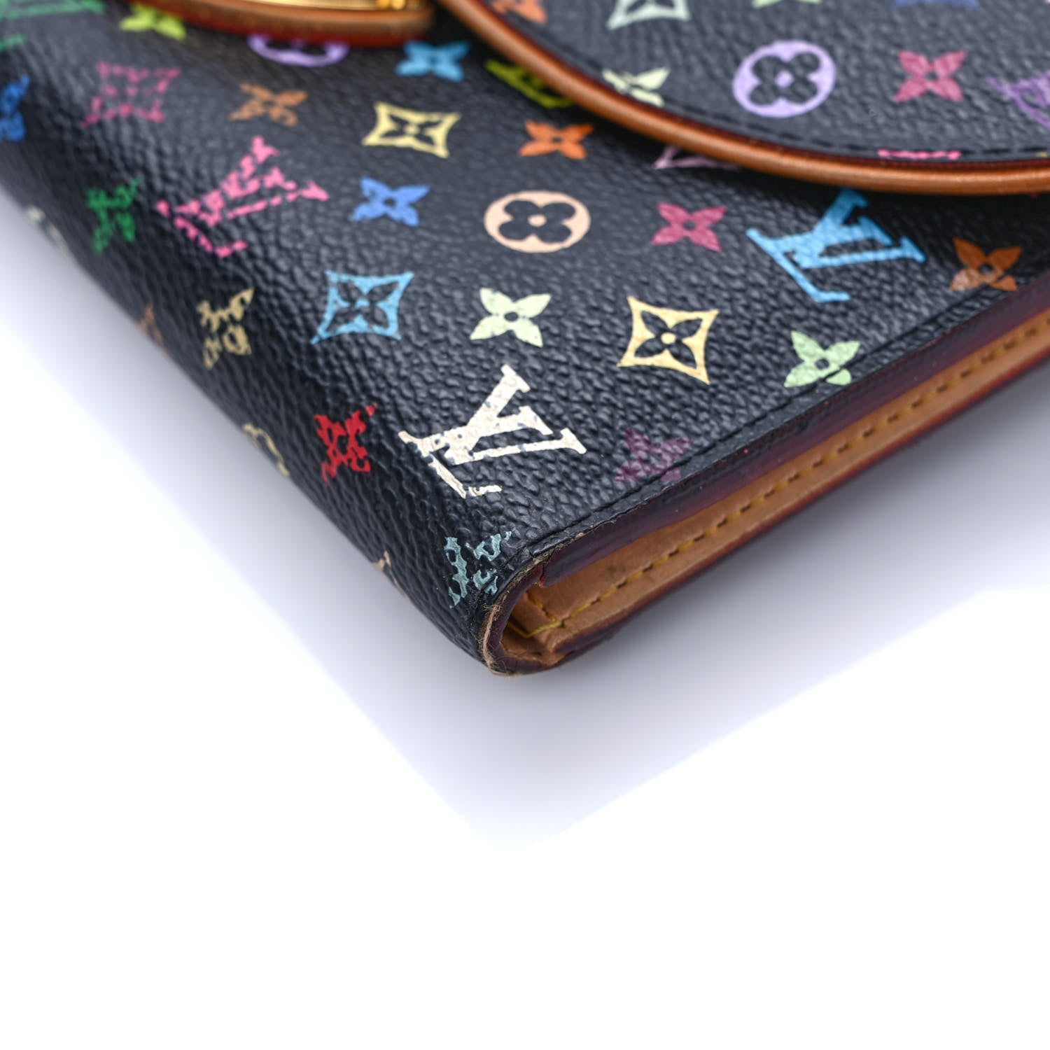 Louis Vuitton Monogram Multicolor Eugenie Wallet Black 8 of 12
