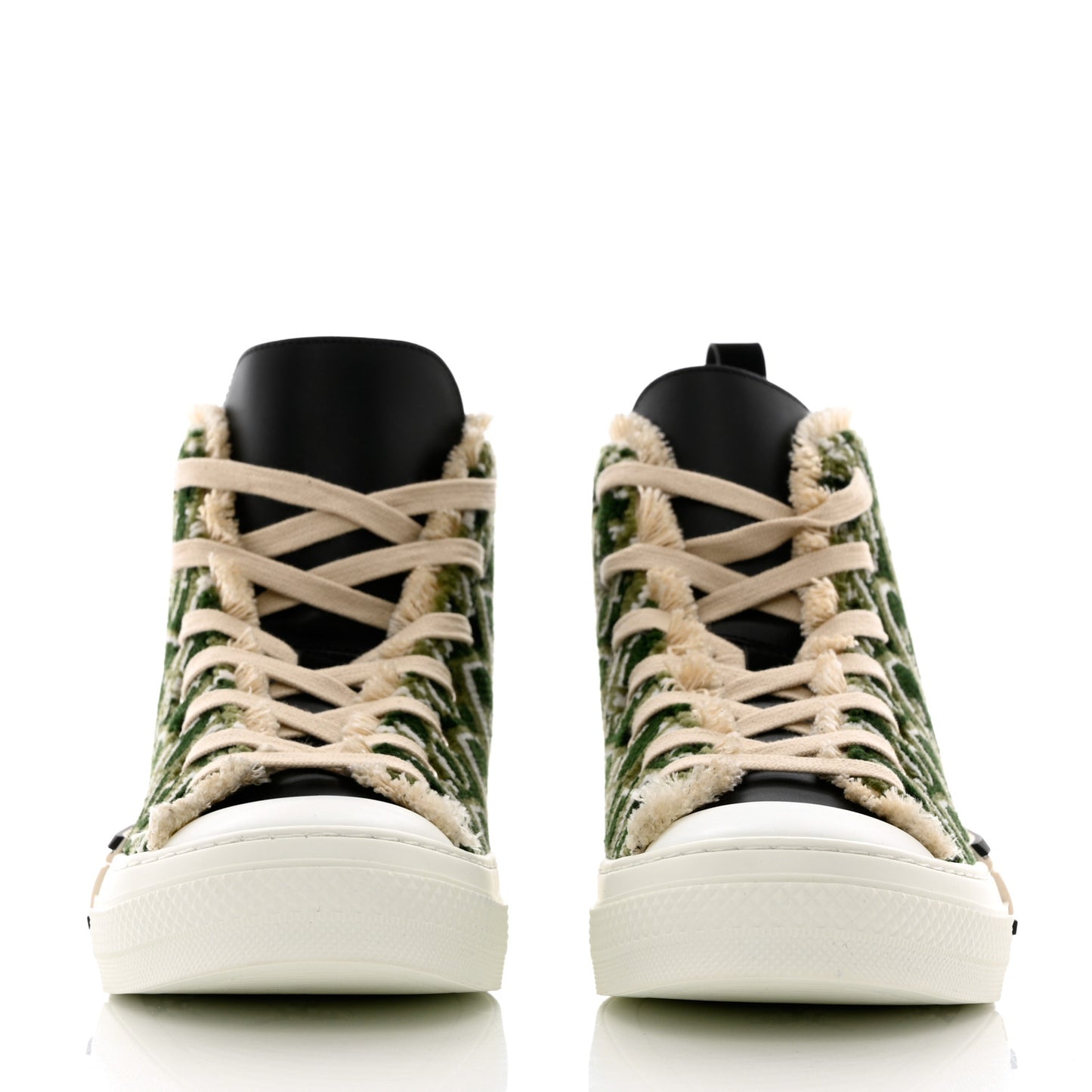 Tapestry Oblique Mens B23 High Top Sneakers 42 Olive