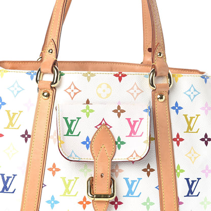Louis Vuitton Monogram Multicolor Aurelia MM White 7 of 9