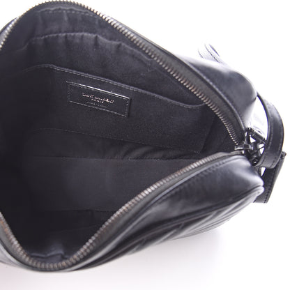 Saint Laurent Calfskin Matelasse Monogram Lou Camera Bag Black 4 of 8