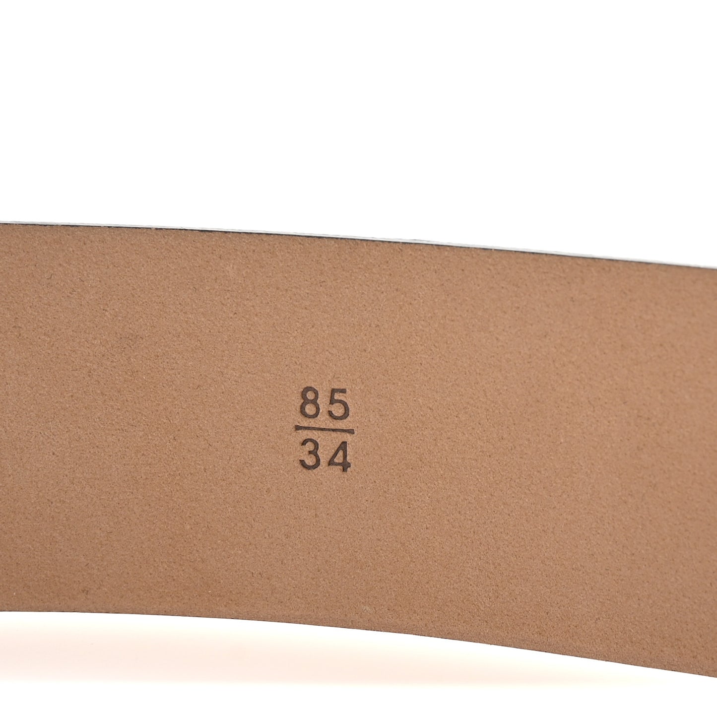 Calfskin Pearl Crystal CC Belt 85/34 Black Gold