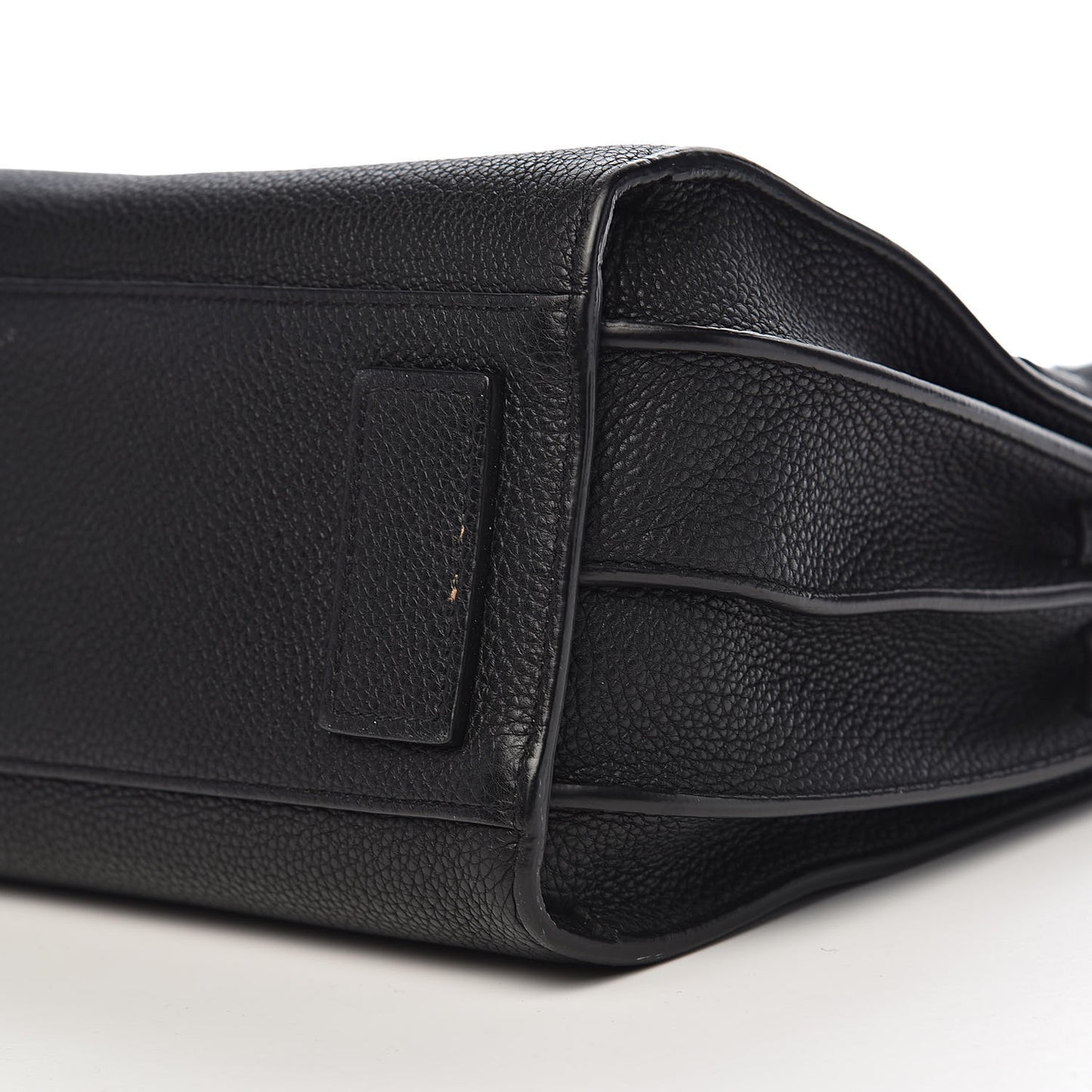 Grained Calfskin Baby Sac De Jour Souple Black