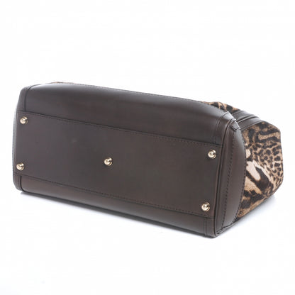 Gucci Pony Hair Heritage Leopard Large Hobo 4 of 8