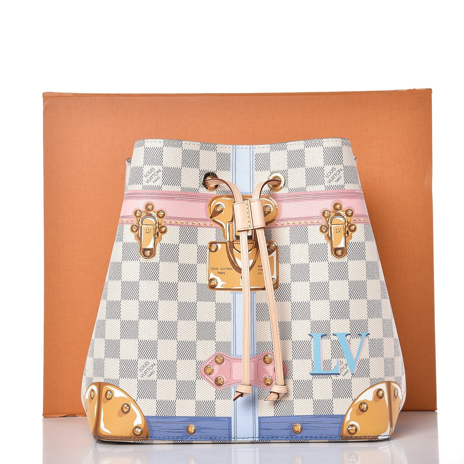Louis Vuitton Damier Azur Summer Trunks Neonoe 9 of 9