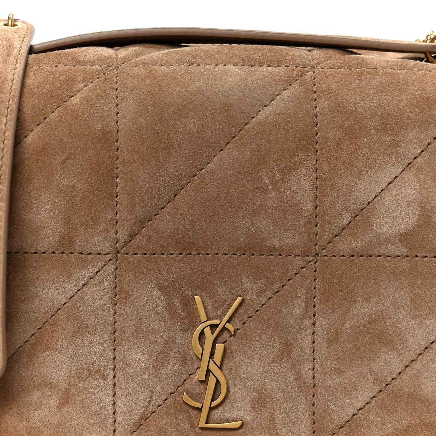 Suede Matelasse Monogram Mini Jamie 4.3 Whisper Pink
