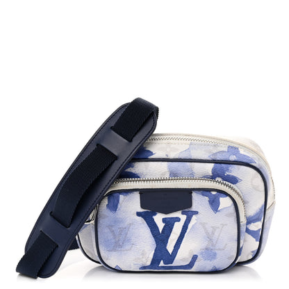 Louis Vuitton Monogram Watercolor Outdoor Pouch Blue 1 of 9