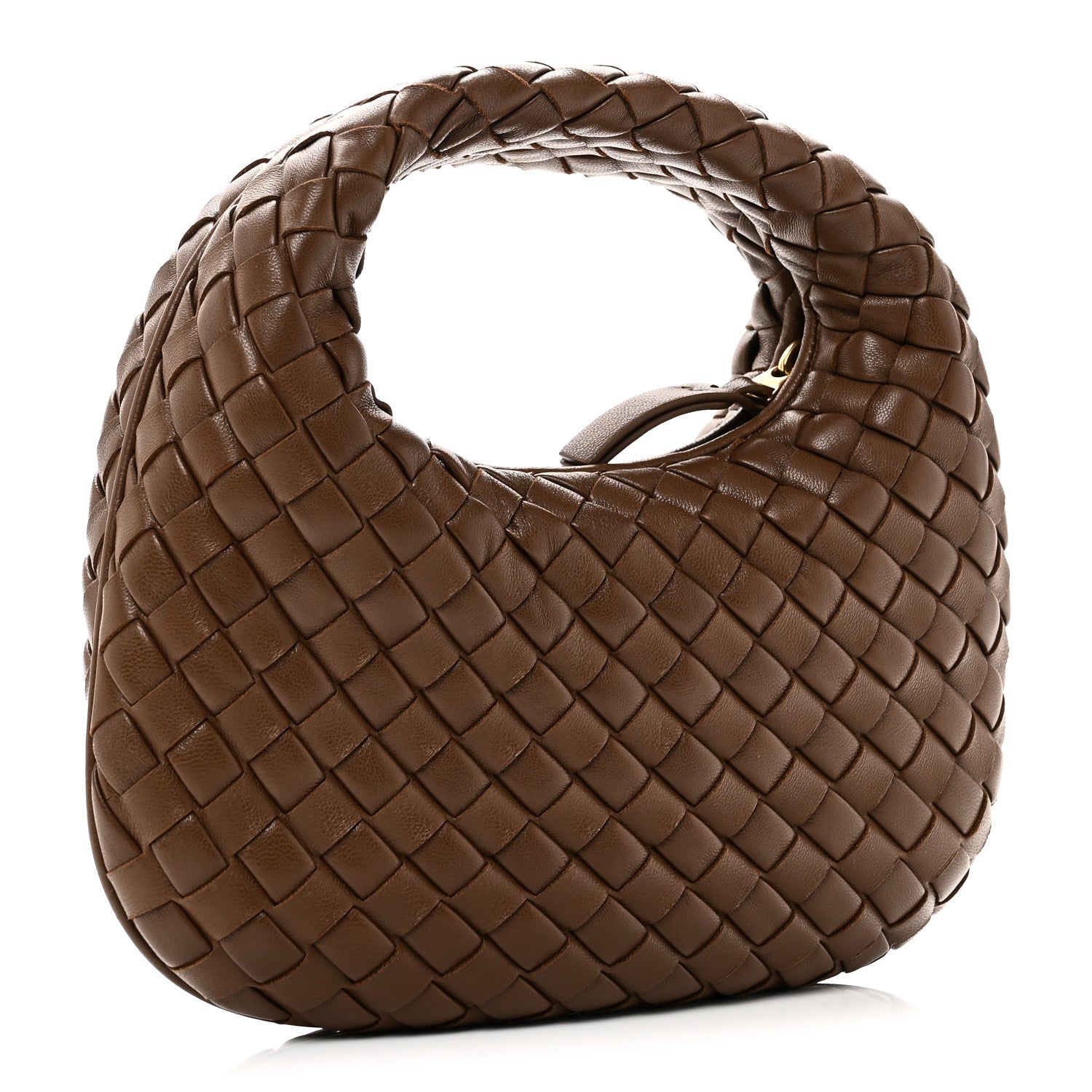 Bottega Veneta Nappa Intrecciato Baby Veneta Hobo Nocciola 3 of 10