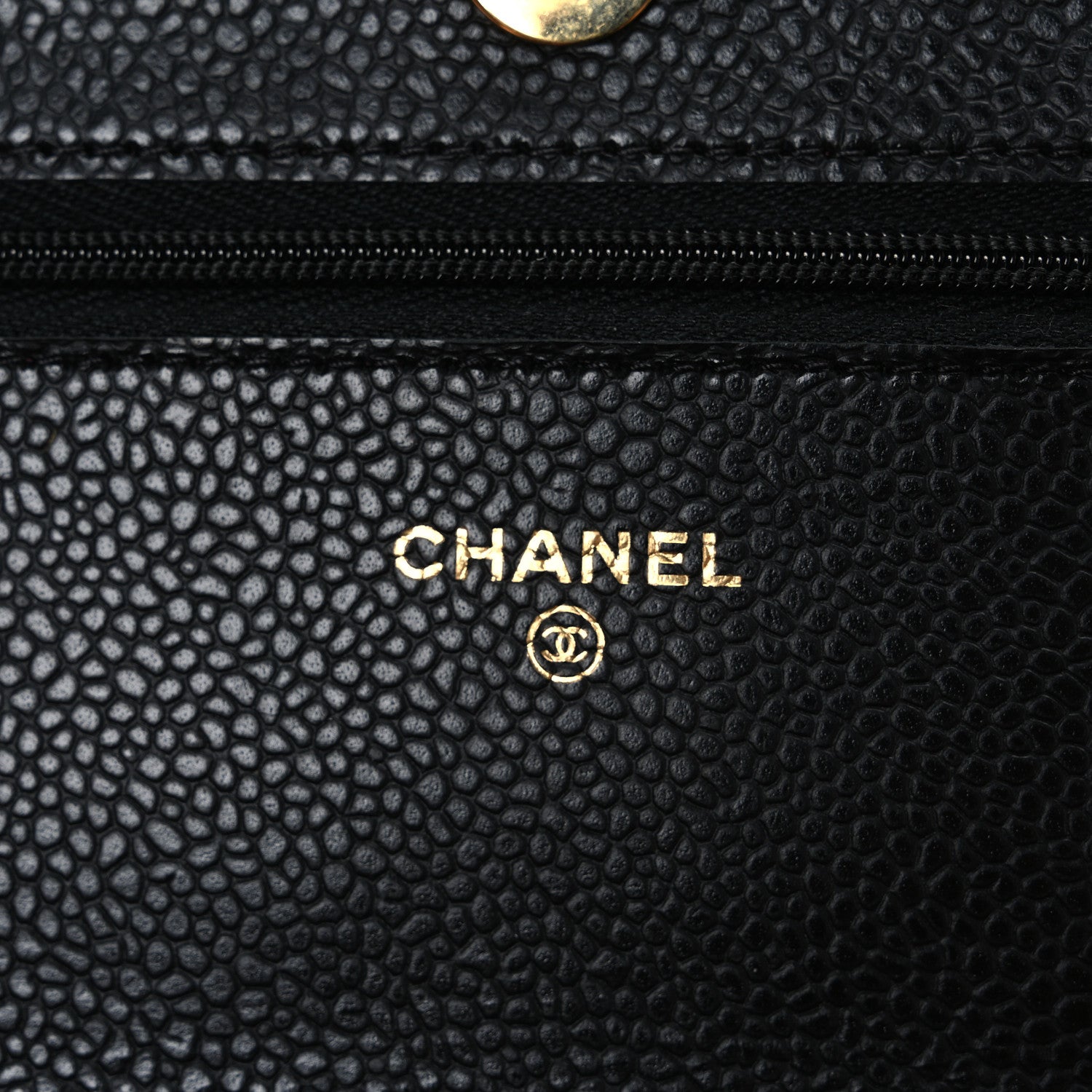 Chanel Caviar Quilted Wallet on Chain WOC Black 6 of 11