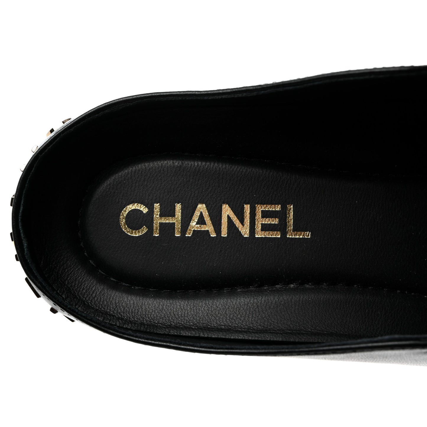 Lambskin Grosgrain Cap Toe Sneaker Mules 40 Black