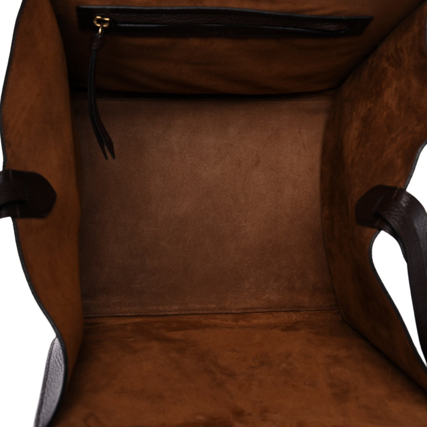 Drummed Calfskin Medium Phantom Luggage Brown