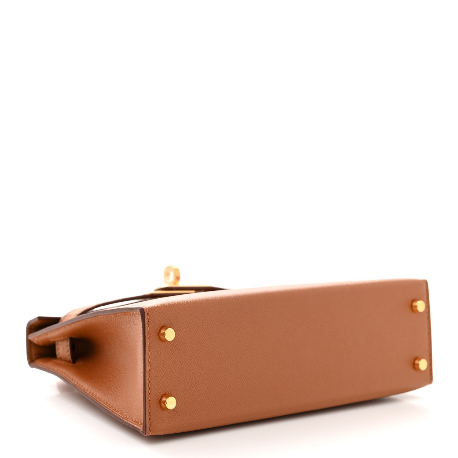 Hermes Madame Calfskin Matte Alligator Mini Kelly Sellier Touch 20 Gold 4 of 10