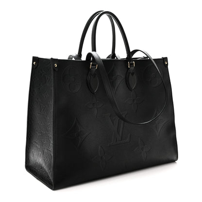 Louis Vuitton Empreinte Monogram Giant Onthego GM Black Black 3 of 9