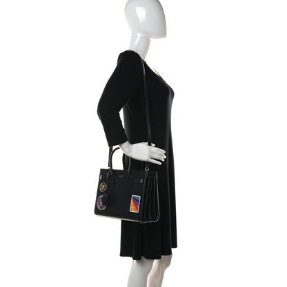 Saint Laurent Calfskin Patchwork Baby Sac De Jour Black Multi 2 of 11