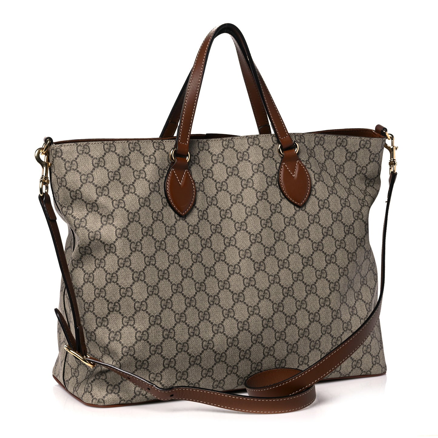Soft GG Supreme Monogram Blind For Love Embroidered Medium Crossbody Tote Beige Tuscany Multicolor
