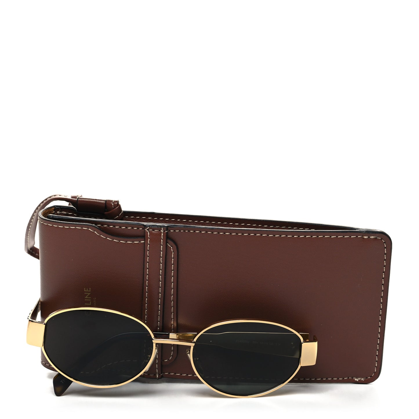 Metal Triomphe 01 Sunglasses CL40235U Gold Green
