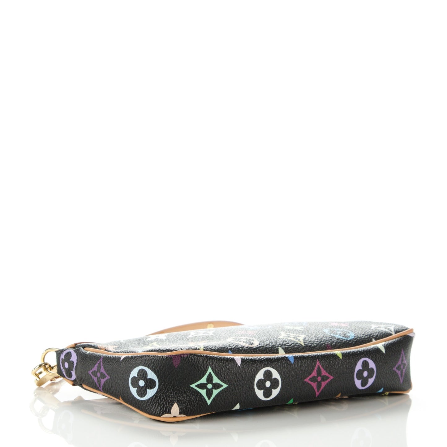 Monogram Multicolor Pochette Accessories Black