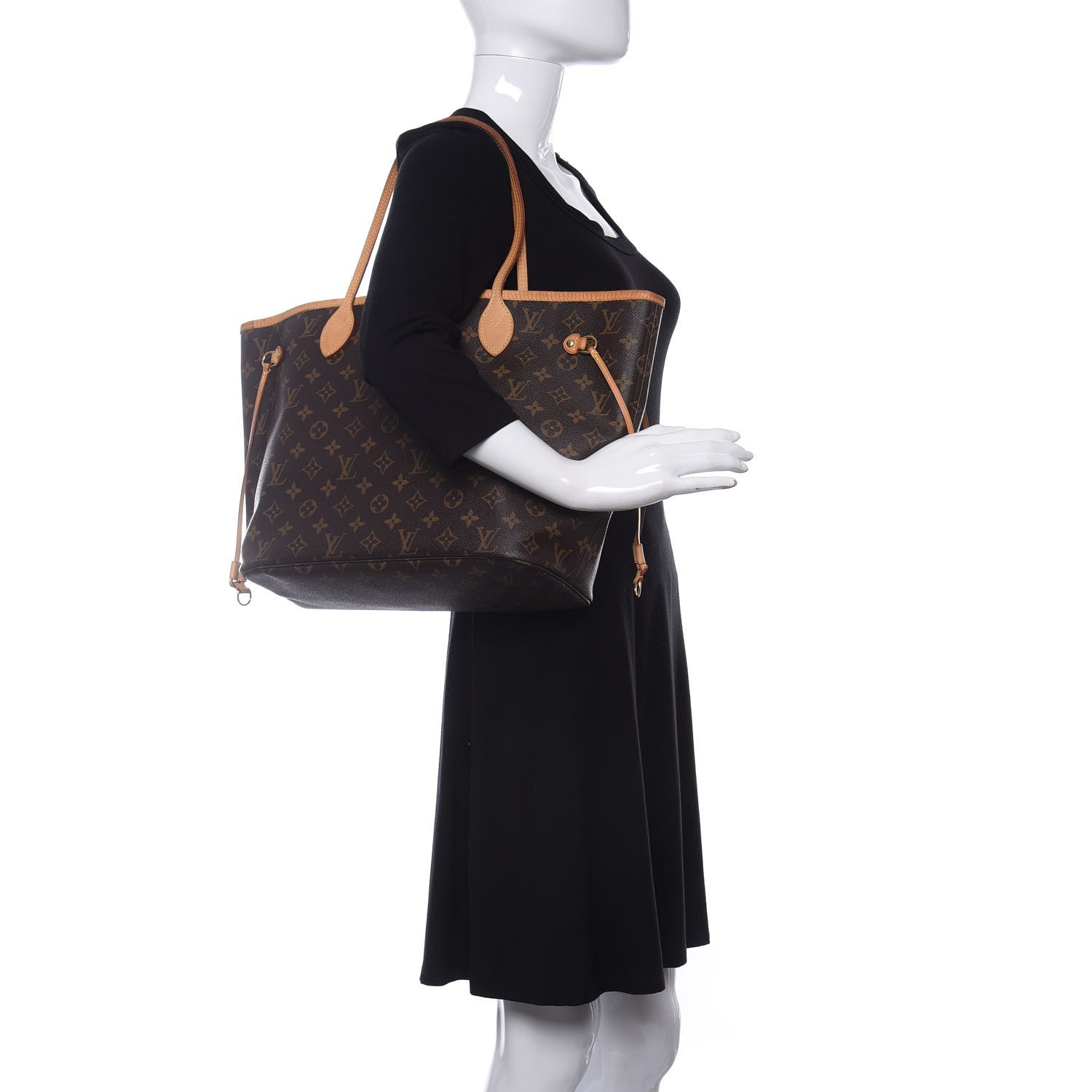 Louis Vuitton Monogram Neverfull MM 2 of 11