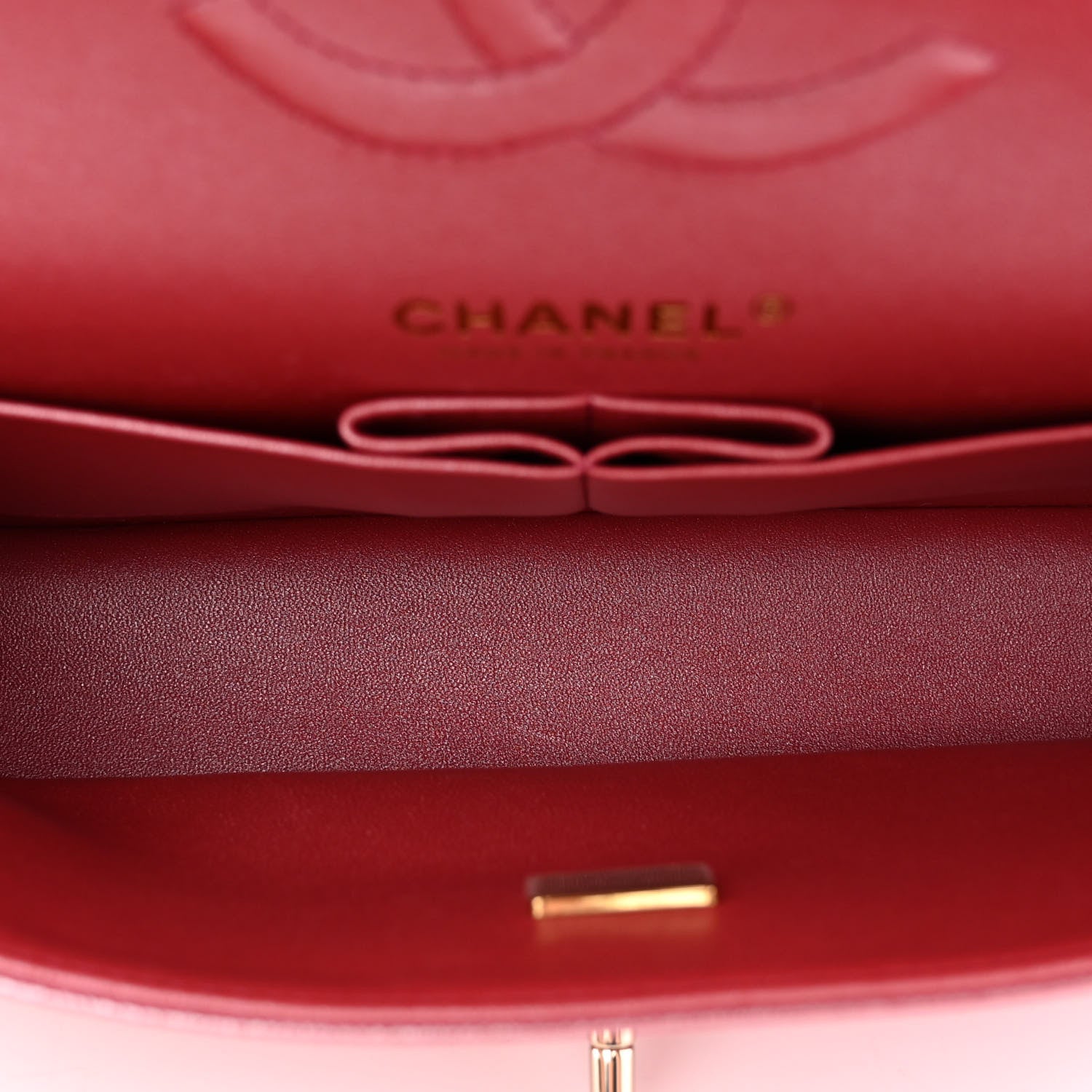 Chanel Iridescent Caviar Quilted Medium Double Flap Pink 5 of 10