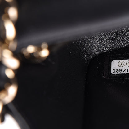 Chanel Lambskin Quilted Mini Coco Charms Rectangular Flap Black 9 of 10