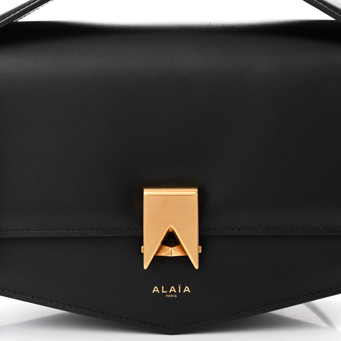 Box Calfskin Le Papa East West Crossbody Black