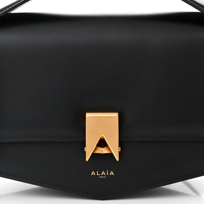 Alaia Box Calfskin Le Papa East West Crossbody Black 7 of 10