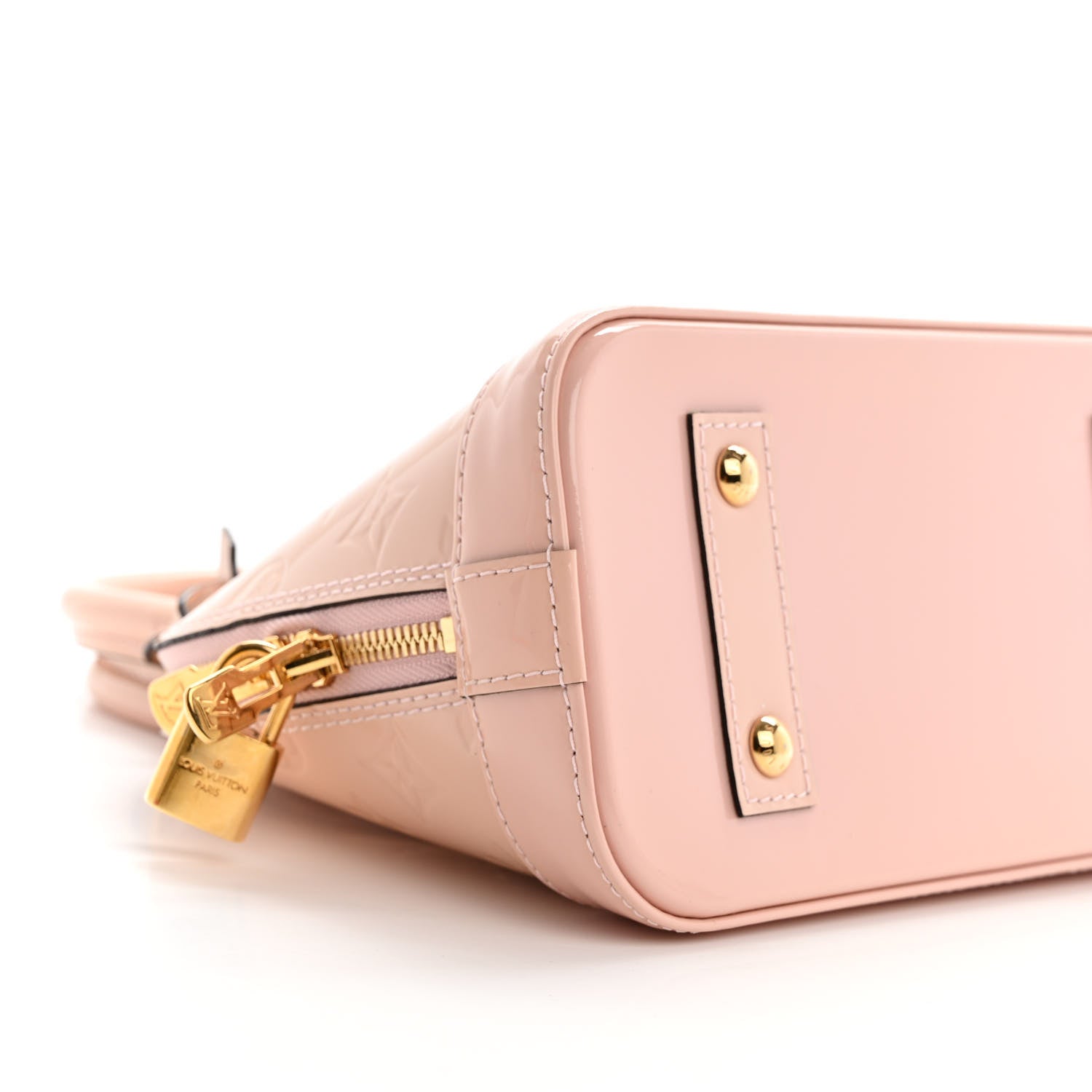 Louis Vuitton Vernis Alma BB Rose Ballerine 8 of 9